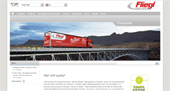 Desktop Screenshot of fliegl-fahrzeugbau.de